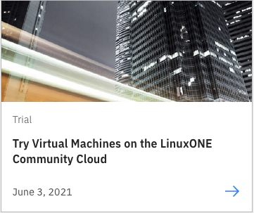 LinuxONE VM